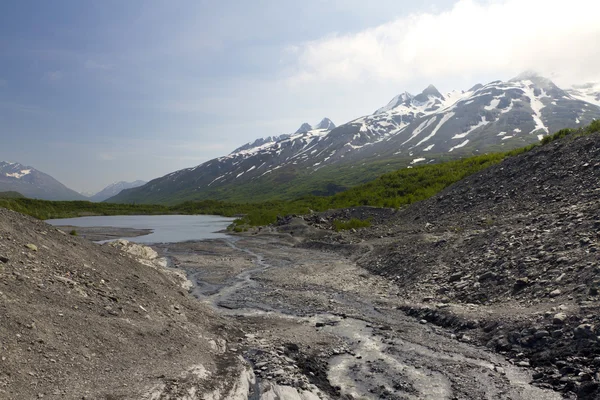 Natursköna bergen i alaska — Stockfoto