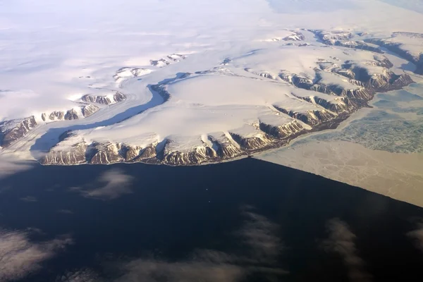 Groenland vanuit de lucht — Stockfoto