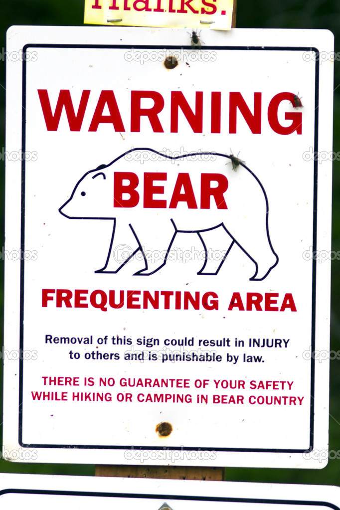 Bear warning