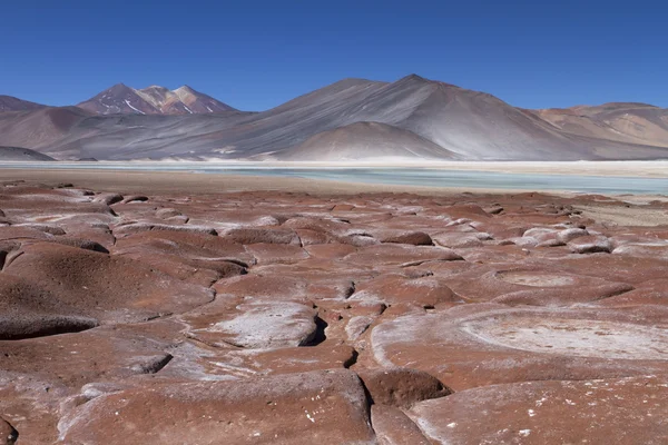 Piedras rojas en los Andes — Foto de Stock