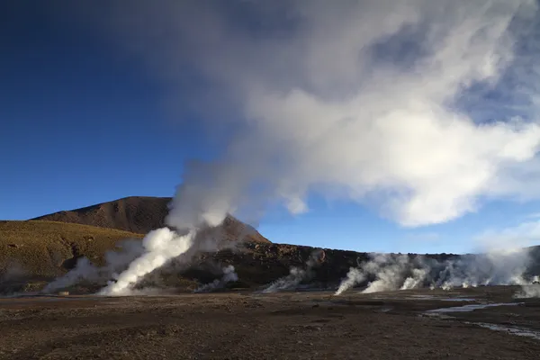 Attività geyser in Cile Foto Stock Royalty Free