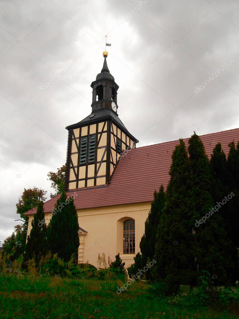 Evangelical village church in Britz
