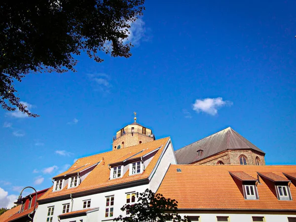 Huizen Een Historische Oude Stad — Stockfoto