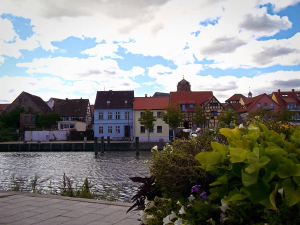 Huizen Een Historische Oude Stad — Stockfoto