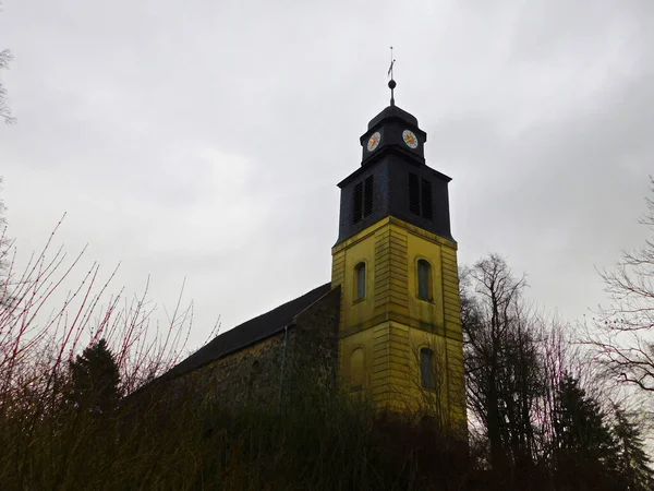 Evangelische Dorfkirche Der Uckermark — Stockfoto