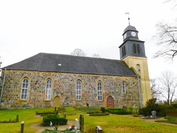 Chiesa Del Villaggio Evangelico Nel Uckermark — Foto Stock