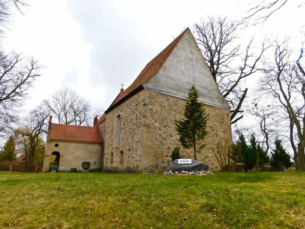 Tidig Gotisk Kyrkobyggnad Från Talet — Stockfoto