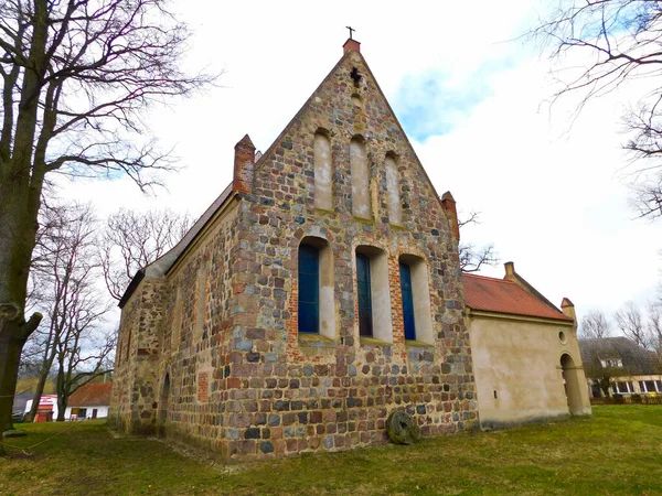 Πρώιμη Γοτθική Εκκλησία Από Τον 13Th Αιώνα — Φωτογραφία Αρχείου