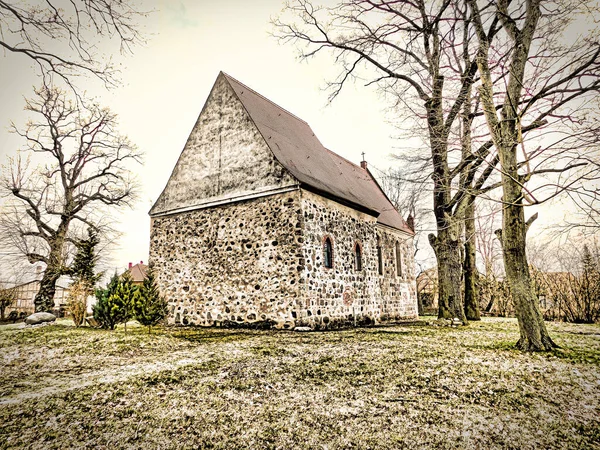 Ancien Édifice Gothique Xiiie Siècle — Photo