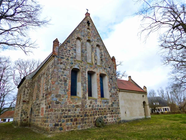 Vroeg Gotische Kerkgebouw Uit 13E Eeuw — Stockfoto