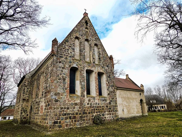 Frühgotischer Kirchenbau Aus Dem Jahrhundert — Stockfoto