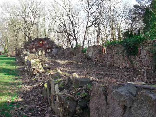 Ruins Village Krchlendorff — Fotografia de Stock