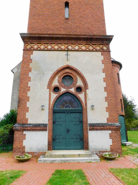 Portal Der Evangelischen Dorfkirche Aus Dem Jahrhundert — Stockfoto