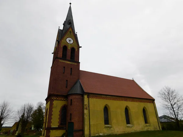 Yüzyıldan Kalma Protestan Köyü Kilisesi — Stok fotoğraf