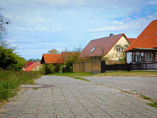 Wieś Regionie Uckermark — Zdjęcie stockowe