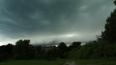Yıldırım zaman atlamalı üreten tornado fırtınası