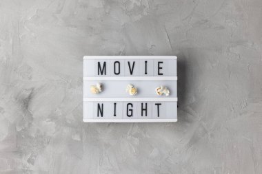 Patlamış mısırlı kısa film gecesi. Sinema ve sinema atıştırmalıkları.