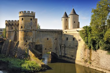 Metz eski Porte des Allemands (Alman'ın kapısı)