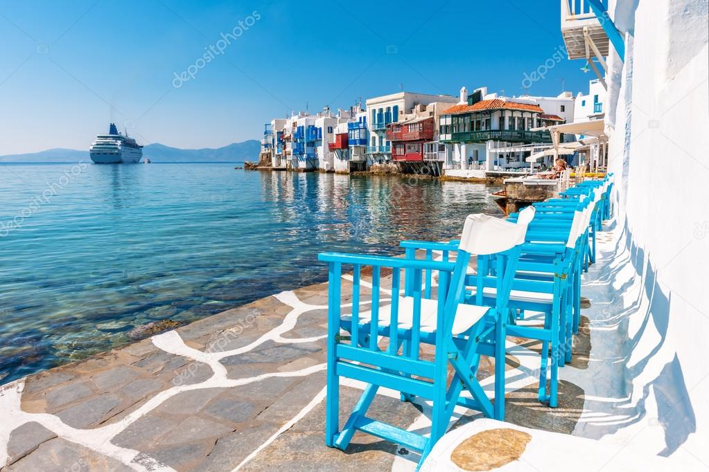 Little Venice on Mykonos Island