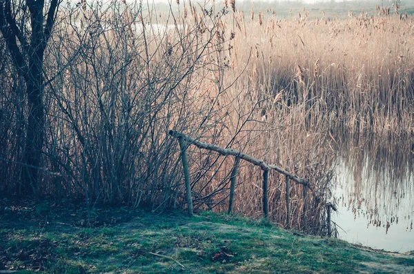 Abandoned Access River Holiday Village — Stock Photo, Image