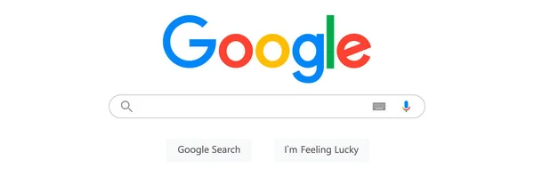 Google arama çubuğu arayüzü ögesi. Vektör UI