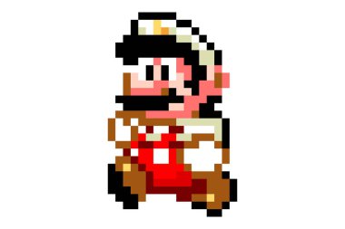 Mario karakterinin piksel sanatı