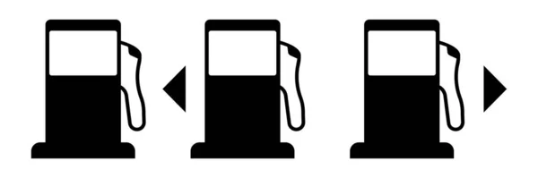 Fuel Indicator Set Icons Vector — ストックベクタ