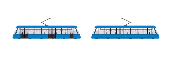 Rendering Blue Bus — стоковый вектор