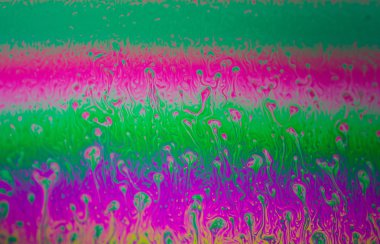 Colorful macro Soap bubble iridescence clipart