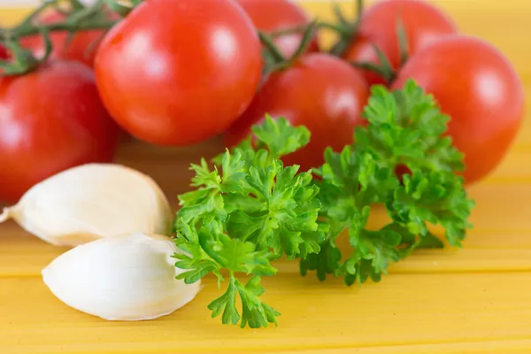 面食意面西红柿意大利食品背景 — 图库照片