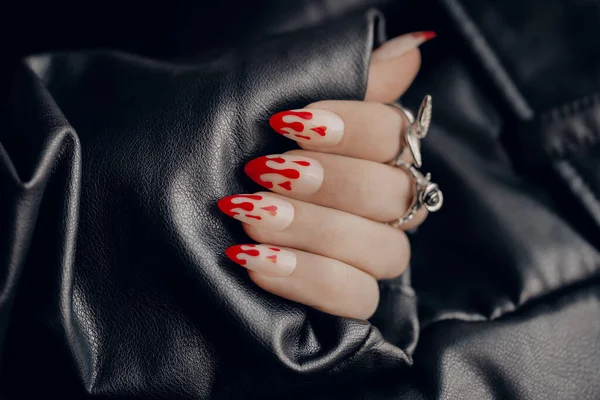 Piękna Sztuka Manicure Design Paznokcie Obrazy Stockowe bez tantiem