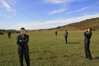 Working in the field