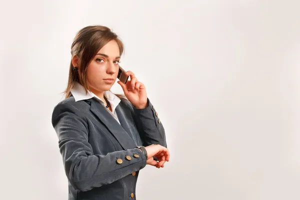 Mujer de negocios bien vestida . — Foto de Stock