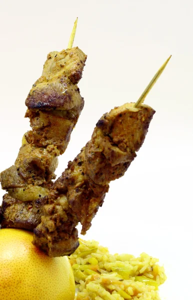 Brochetas de cerdo — Foto de Stock