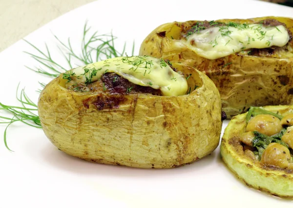 Batatas recheadas — Fotografia de Stock