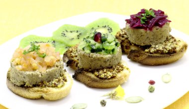 karaciğer pate parçaları