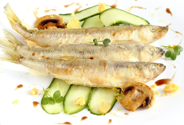 Fried smelt — Stock Photo, Image