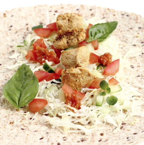 Smaklig kyckling Fajita — Stockfoto