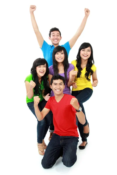 Happy young teenager together Royalty Free Stock Photos