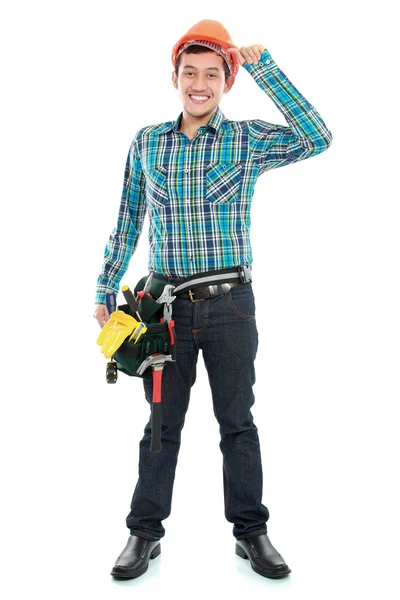 Happy worker — Stock Photo, Image