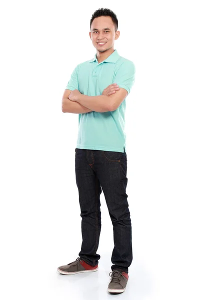 Young asian man smiling — Stock Photo, Image