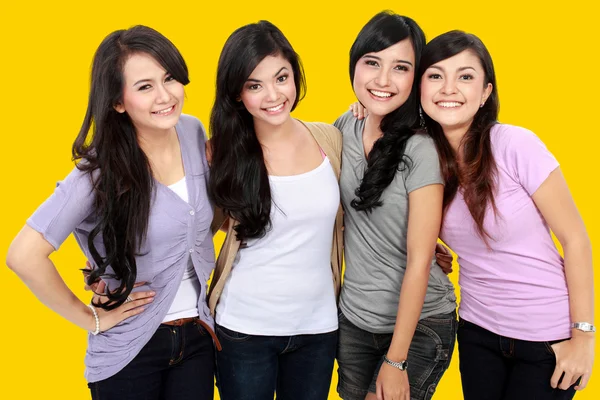 Group of beautiful women smiling together — Stock Photo, Image