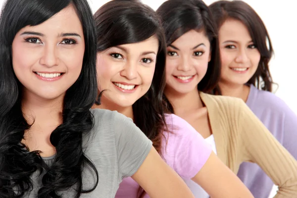 Group of beautiful women smiling Stock Image