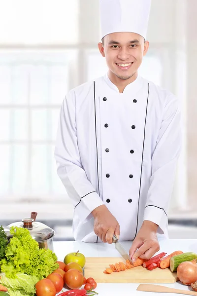 Male Chef Preparing Some Food