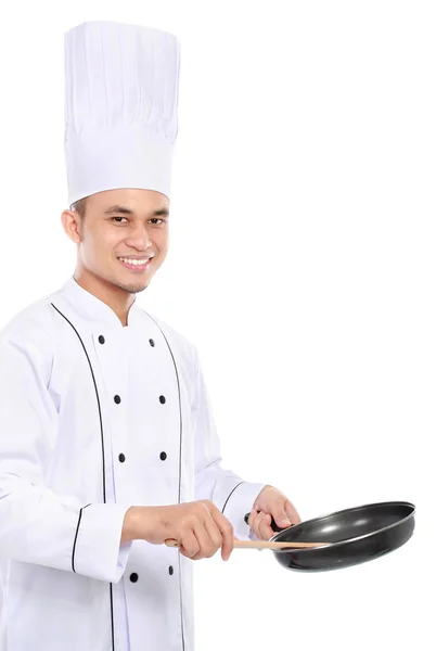 Koken van de chef — Stockfoto
