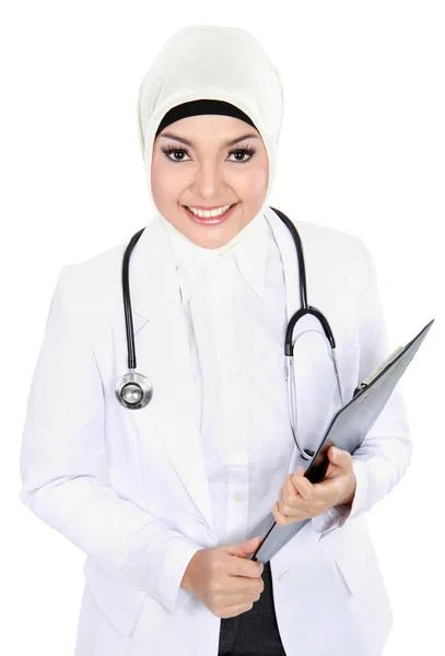 Portret van moslim arts — Stockfoto