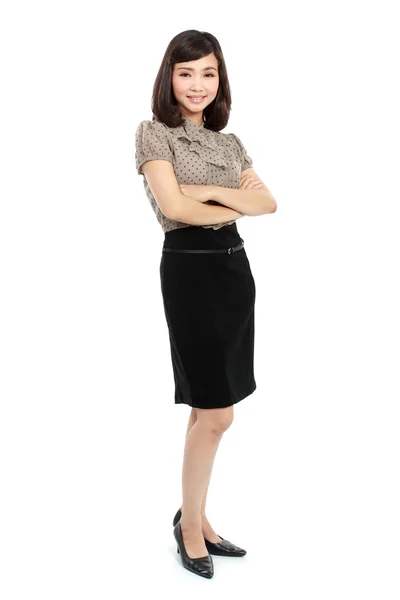 Smiling business woman — Stock Photo, Image