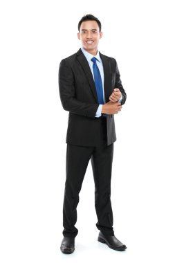 Genç Asyalı iş adamı