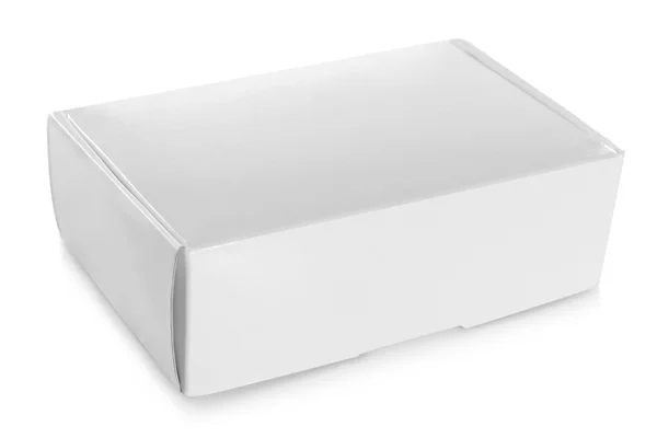 Caja blanca — Foto de Stock