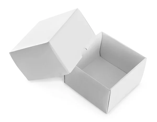 Caja blanca — Foto de Stock